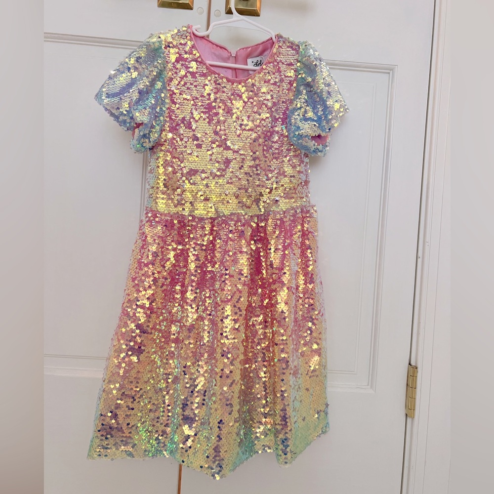 Lola + the boys dress size 8 rainbow